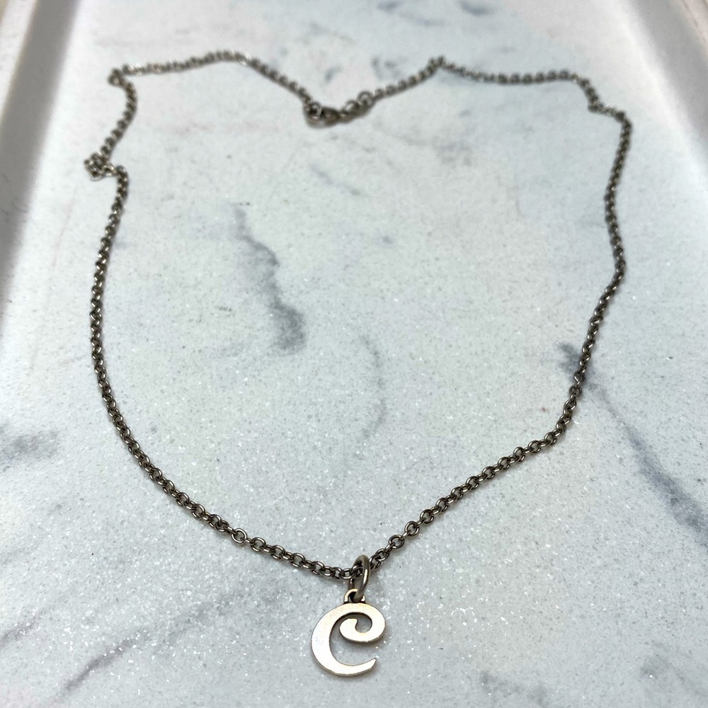 James Avery Sterling Script Initial ‘C’ Sterling … - image 1